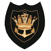 Merchant Navy Crown and Anchor Blazer Badge